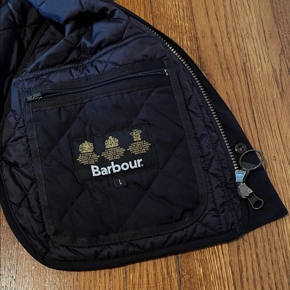 Barbour Black Quilted Vest - Picture 2 of 4